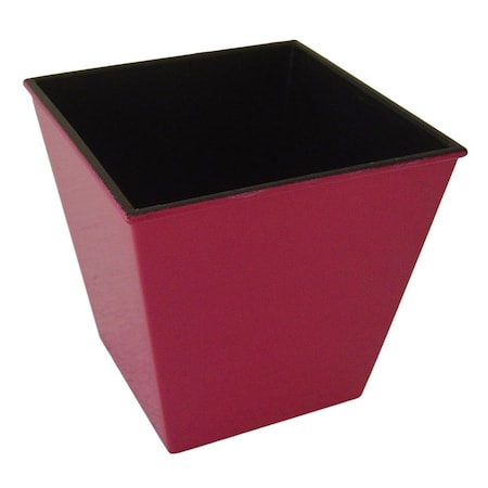 Cheungs 5.25 in. Square Tapered Recycled Plastic Planter, Hot Pink PP-108HP